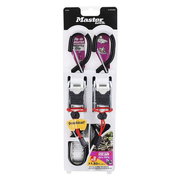 Sangle A Boucle Autobloquante Masterlock Largeur 25mm Longueur 1