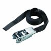 Sangle A Cliquet Masterlock Largeur 25mm Longueur 5m Noir Capacite d'arrimage 400kg (Vendu à l'unite) -certification Tuv-