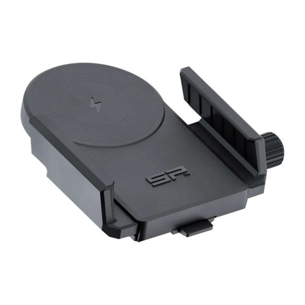 Support Pince Universelle Pour Smartphone-telephone Sp Connect Vendu à l'unite Noir Systeme de Fixation Spc+ (Ecartement 60 A 86 mm Chargeur Integre)