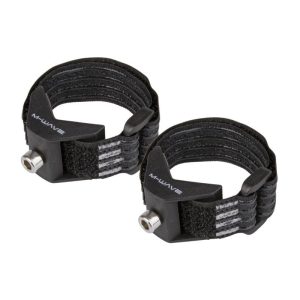 Support Fixation Porte Bidon Noir Sur Velcro Pour Velo Musculaire Et VAE
