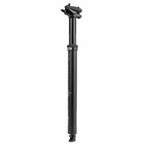 Tige de Selle VTT Telescopique Switch Swl-70 Alu Noir Diam. 27.2 L340mm (Reglage Par Cable Interne Debattement 70mm) Fixation Cintre