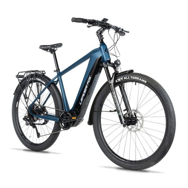Velo Electrique-VAE VTC 28 Leader Fox Barnet 2025 Homme Bleu 9v Moteur Central Bafang M510 36v 95 Nm Batterie 20ah (19" - H48cm - Taille L - Pour Adulte de 178cm À 185cm)