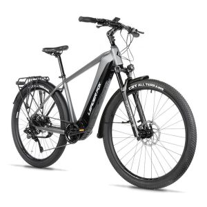 Velo Electrique-VAE VTC 28 Leader Fox Barnet 2025 Homme Gris 9v Moteur Central Bafang M510 36v 95 Nm Batterie 20ah (22.5" - H53cm - Taille Xxl - Pour Adulte de 193cm À Plus)