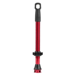 Valve de Pneu Tubeless Presta Newton Colori Rouge 47mm 4 Trous Pour Diffusion Preventif (Vendu à l'unite) - Livre Avec Demonte Obus