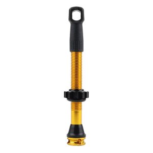 Valve de Pneu Tubeless Presta Newton Colori Or 47mm 4 Trous Pour Diffusion Preventif (Vendu à l'unite) - Livre Avec Demonte Obus