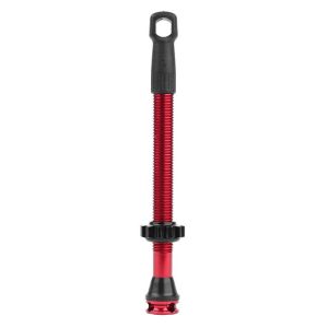 Valve de Pneu Tubeless Presta Newton Colori Rouge 60mm 4 Trous Pour Diffusion Preventif (Vendu à l'unite) - Livre Avec Demonte Obus