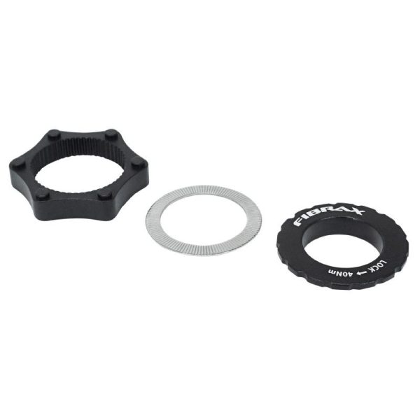 Adaptateur Frein A Disque Transforme Fixation Disque Centerlock Fibrax En 6 Trous Pour Tout Axe (15mm -12mm et Standard)