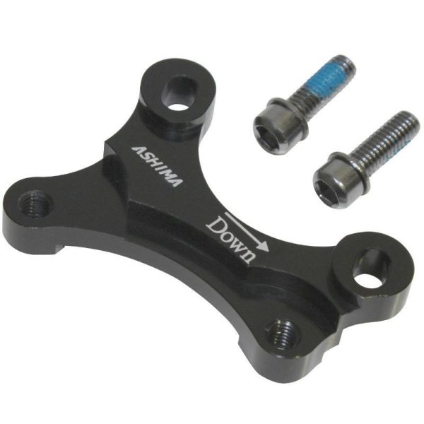 Adaptateur - Rehausse Frein A Disque VTT International Avant - Arriere Brakco Etrier 160 mm Sur Fourche Disque 180 mm et Cadre Disque 160 mm
