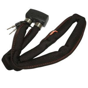 Antivol Velo Pliable-Pliant Axa Foldable 800 A Cle Diam 8 mm L1.00M Gris Fonce (Avec Fixations Sur Cadre) - Securite Niveau 9-15 - Homologue Fub 1 Etoile