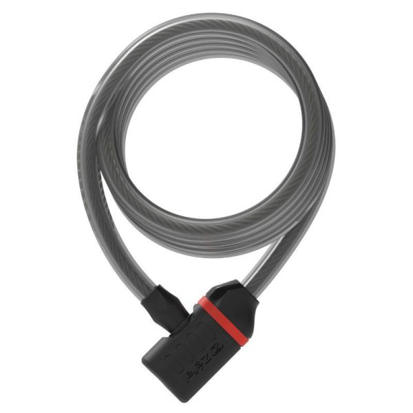 Antivol Velo Spiral A Cle Zefal K-Traz C6 Diam 12 mm L 1,80M (Livre Avec 3 Cles)