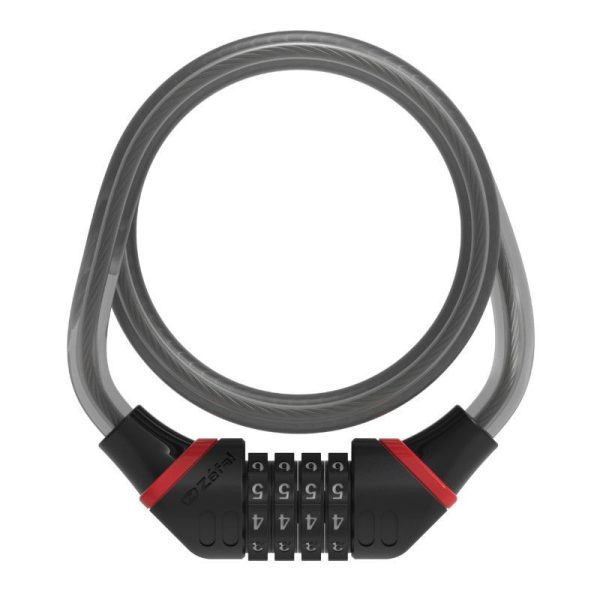 Antivol Velo Spiral A Combinaison Zefal K-Traz C6 Code Diam 12 mm L 1,80M