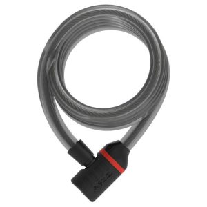 Antivol Velo Spiral A Cle Zefal K-Traz C9 Haute Securite Diam 15 mm L 1,80M (Livre Avec 3 Cles) -Reproduction Des Cles Possibles - La Cle Reste Sur L'Antivol Si Il Est Ouvert