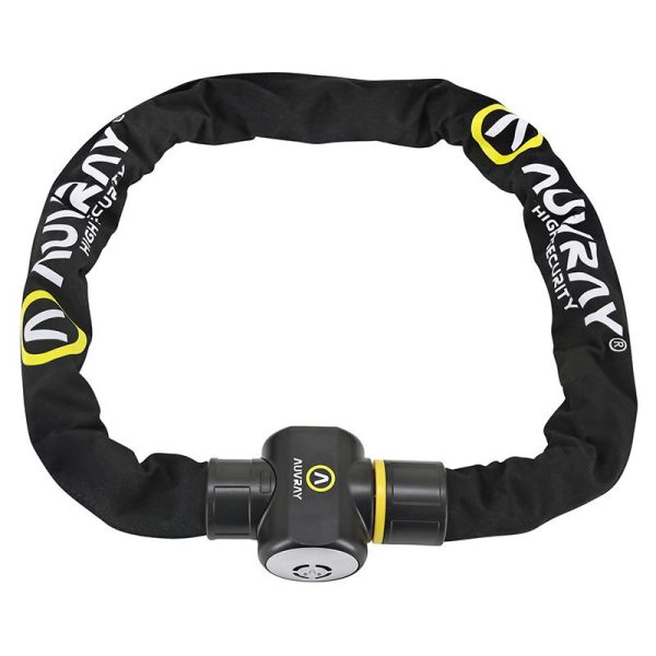 Antivol Velo Chaine A Cle Auvray C-Bloc Pro Alert 1.00M Maillon Diam 10mm Avec Alarme Sonore (3 Cles) -Homologue Art 3-