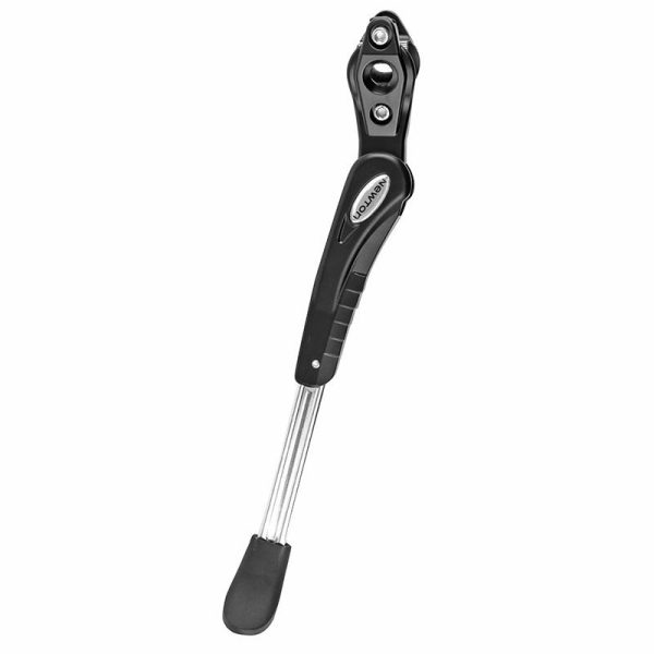 Bequille Velo Laterale Arriere Newton 24-28'' Reglable Fixation Base Par 1-2 Collier