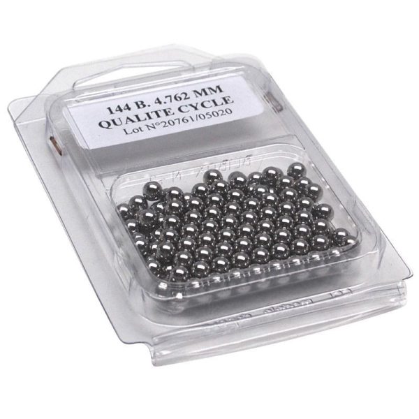 Bille Acier 4,762mm (3-16'') (1 Grosse de 144 Billes)