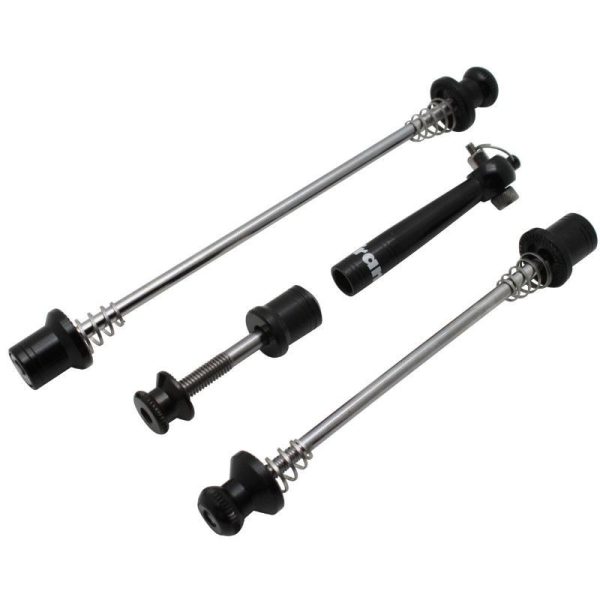 Blocage Antivol de Roue Avant-Arriere + Tige de Selle Newton Noir (Kit 3 Pieces)