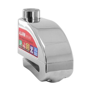 Antivol Bloque Disque Gravity Avec Alarme Sonore Diam 6mm Chrome