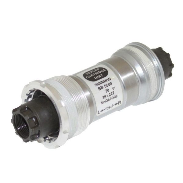 Boitier Pedalier Shimano Octalink 105-Ultegra 118,5mm Filetage Anglais - Bsc - 1,37X24