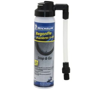 Bombe Anti-Crevaison Michelin Stop&Go Pneu Tubeless - Tubetype Presta-Schrader (75Ml)