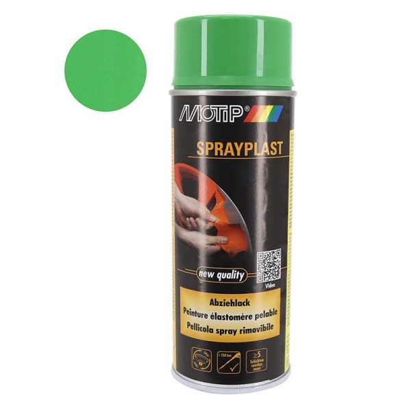 Bombe de Peinture Motip Sprayplast Vert Brillant Aerosol 400 ml (396557)