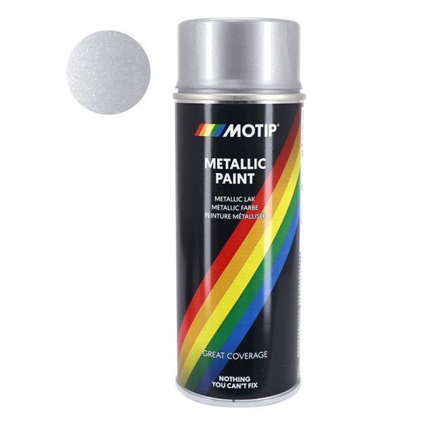 Bombe de Peinture Motip Pro Metal Argent Aerosol 400 ml (04046)