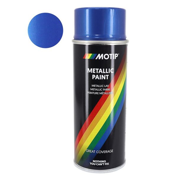 Bombe de Peinture Motip Pro Metal Bleu Aerosol 400 ml (04044)