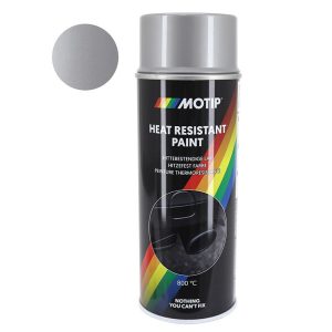 Bombe de Peinture Motip Pro Haute Temperature 800 Argent Aerosol 400 ml (04032)
