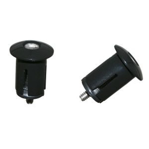 Bouchon de Cintre Newton Avec Expandeur Noir (Paire) Diam. Inter 18.2mm et Exter 25.2mm