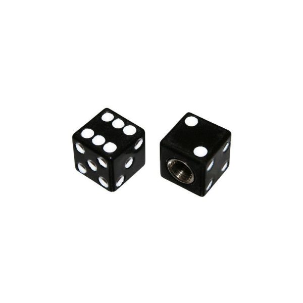 Bouchon de Valve Scoot-Cyclo Replay vs de Noir (Paire)