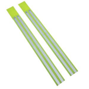 Brassard de Securite Gravity Jaune Reflechissant A Velcro L420X40mm (Paire)