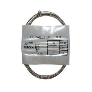 Cable de Derailleur Velox Inox Pour Shimano 2,50M (Boite de 25 Cables) 12-10 12 Fils