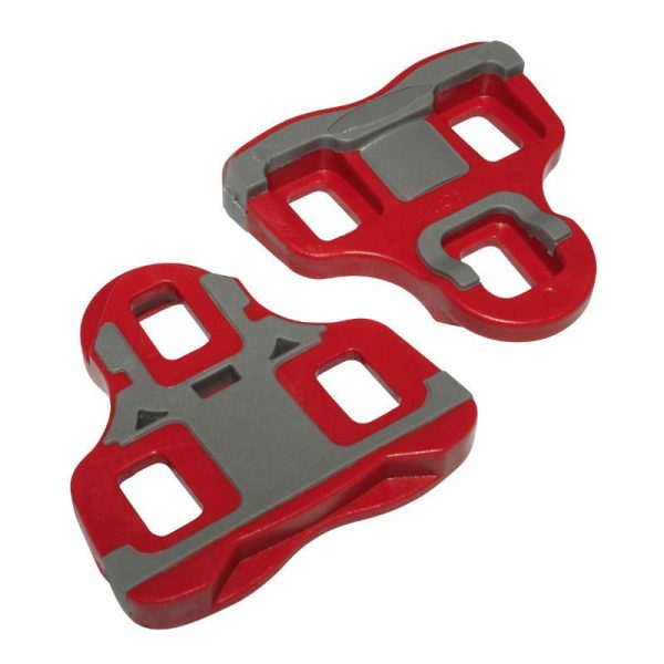 Cale Pedale Newton Type Look Keo Rouge Bi-Matiere Angle 6°(Paire)
