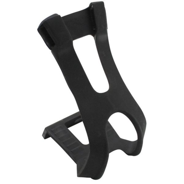 Cale Pied VTT Newton Resine Noir Pour Courroie (Paire)