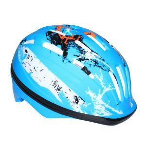 Casque Velo Enfant-Bebe Newton Graff Bleu Avec Lock Taille 44-48 (Vendu En Boite)