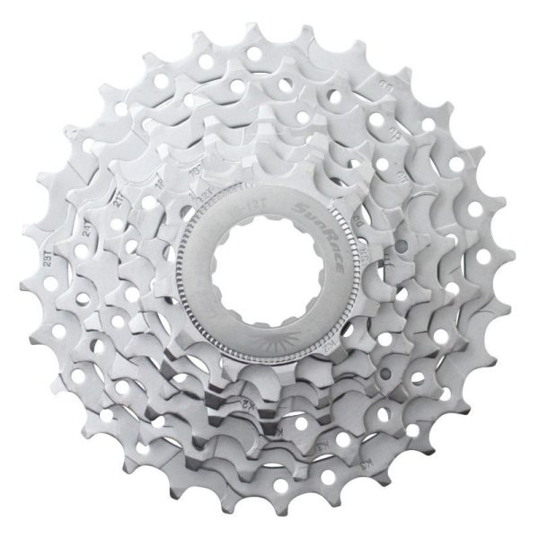 Cassette 7V. Sunrace M63 12-28 VTT Pour Shimano-SRAM Nickel (Livre En Boite) (12-14-16-18-21-24-28)