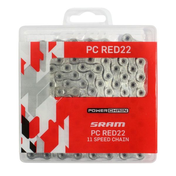 Chaine Velo 11V. Route SRAM Pc Red 22 Gris 114 Maillons