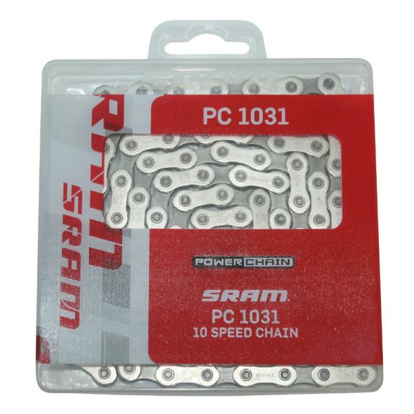 Chaine Velo 10V. Route-VTT SRAM Pc-1031 Gris-Noir 114 Maillons