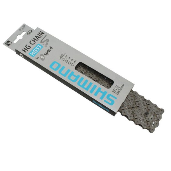 Chaine Velo 9V. Route-VTT Shimano Hg53 Slx-Tiagra-105 Noir 116 Maillons