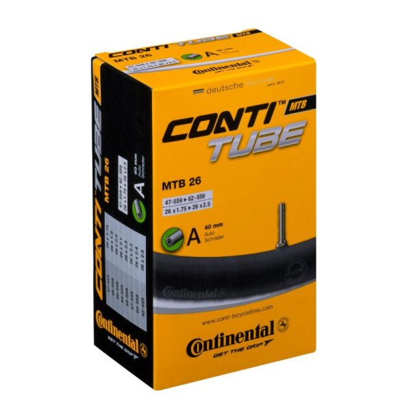 Chambre a Air Velo 26 X 1.75-2.50 Continental Valve Standard 40 mm