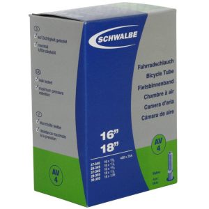 Chambre a Air Velo 16 X 1 3-8 A 18X1.35 - 400A Schwalbe Valve Standard (37-340 À 35-355) (Av4)