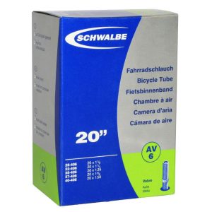 Chambre a Air Velo 20 X 1 1-8 Schwalbe Valve Standard (28-406 À 40-406) (Av6)