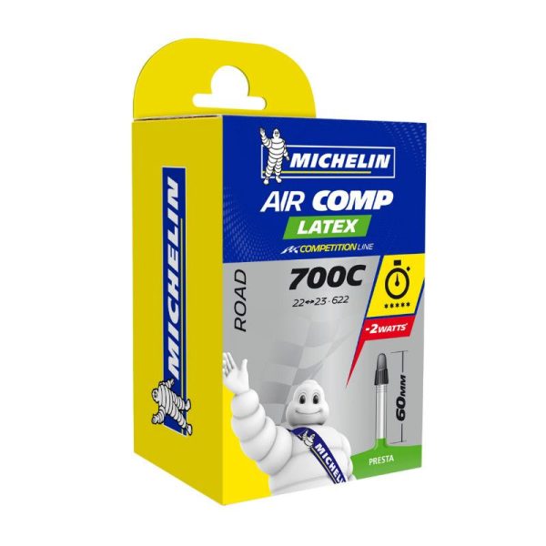 Chambre a Air Velo 700 X 22-23 Michelin A1 Latex Valve Presta 60mm 82G (Offre Speciale)