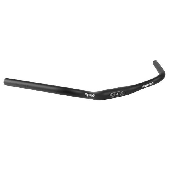 Cintre VTT-City Relevee Ergotec Stuttgarter Alu Noir Diam 31.8mm L 610mm (Homologue Niveau 4)