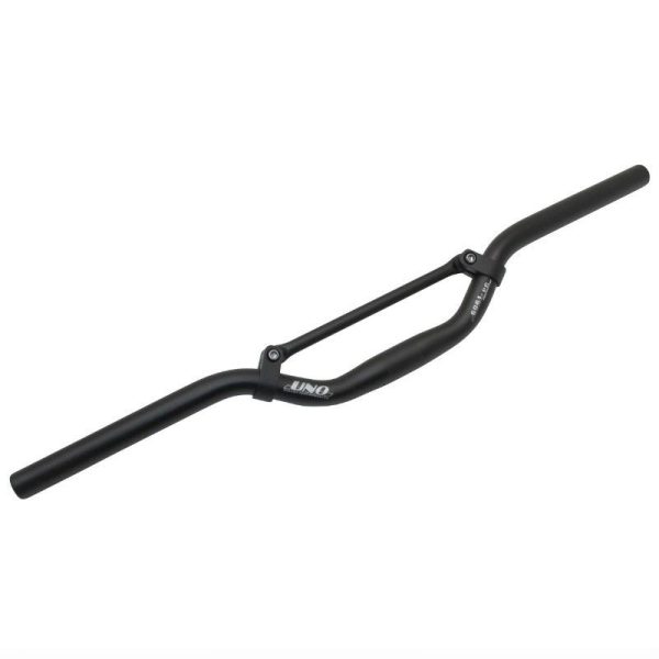 Cintre VTT Demi Releve Uno Alu Avec Barre de Renfort Argent 25,4mm Hauteur 50mm Largeur 610mm