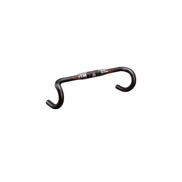 Cintre Route Itm Alcor Wing Alu Profil Aile Noir 31,8 L 42 Exterieur (Axe-Axe 40Cm) 295G Deco Rouge-Blanc