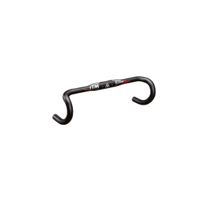 Cintre Route Itm Alcor Wing Alu Profil Aile Noir 31,8 L 44 Exterieur (Axe-Axe 42Cm) 295G Deco Rouge-Blanc