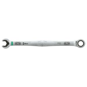 Cle Mixte-Plate A Cliquet Wera 6007 Joker 13 mm Version Longue 245 mm (Avec Fonction Retenue) Chrome Moly (Vendu A L'Unite) -Marque Allemande Pour Les Ateliers-