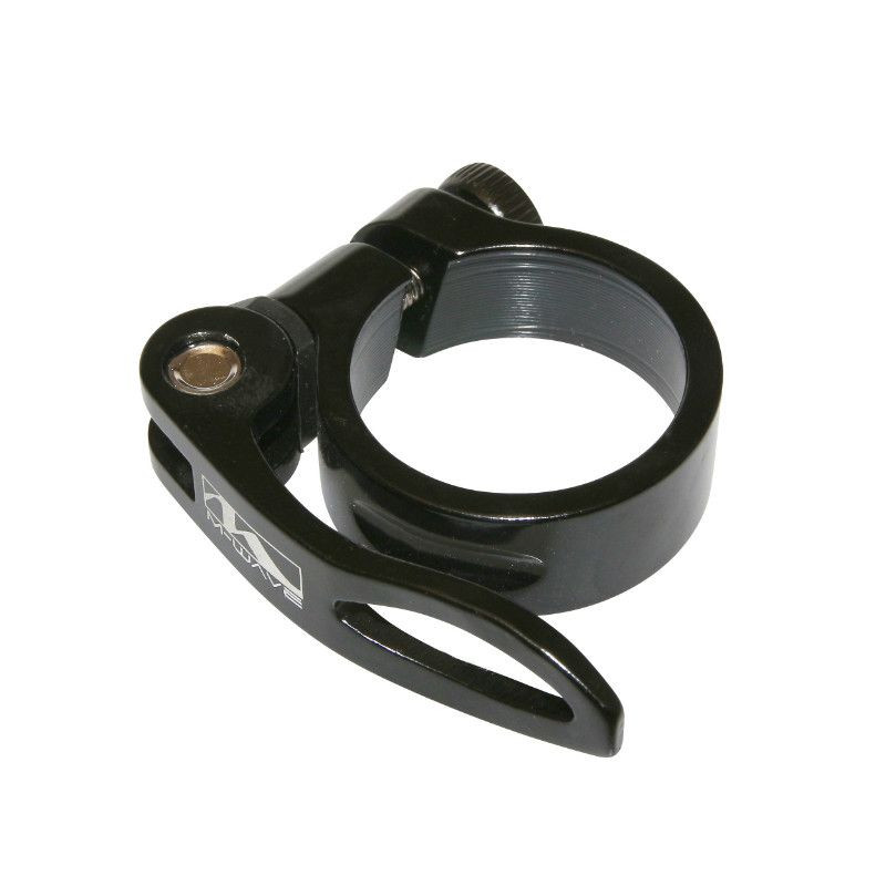 Collier Serrage Tige de Selle Rapide Alu Noir Diam 34,9mm