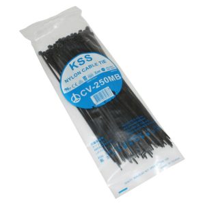 Collier de Serrage Nylon Type Rilsan 3,6X250mm Noir (Vendu Par 100) -Gravity-