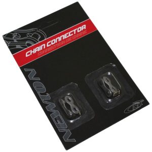 Connecteur de Chaine Velo 7-8V. Newton Anti-Rouille Compatible Shimano-SRAM (Attache Rapide) (Blister de 2 Pieces)